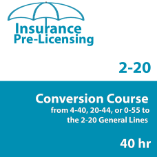 40 hr 2-20 Conversion Course -{brand} Insurance, Florida, Property & Casualty, Insurance Pre-Licensing, Property & Casualty, Property and Casualty, Pre-licensing, Insurance, All Courses,40 hr 2-20 Conversion Course